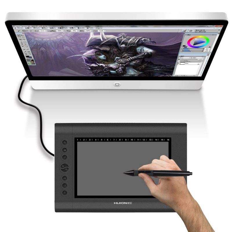 tablette-graphique-digitale-12-pouces-dessin-3d-stylet-sans-fil-noir-Yonis-Shop